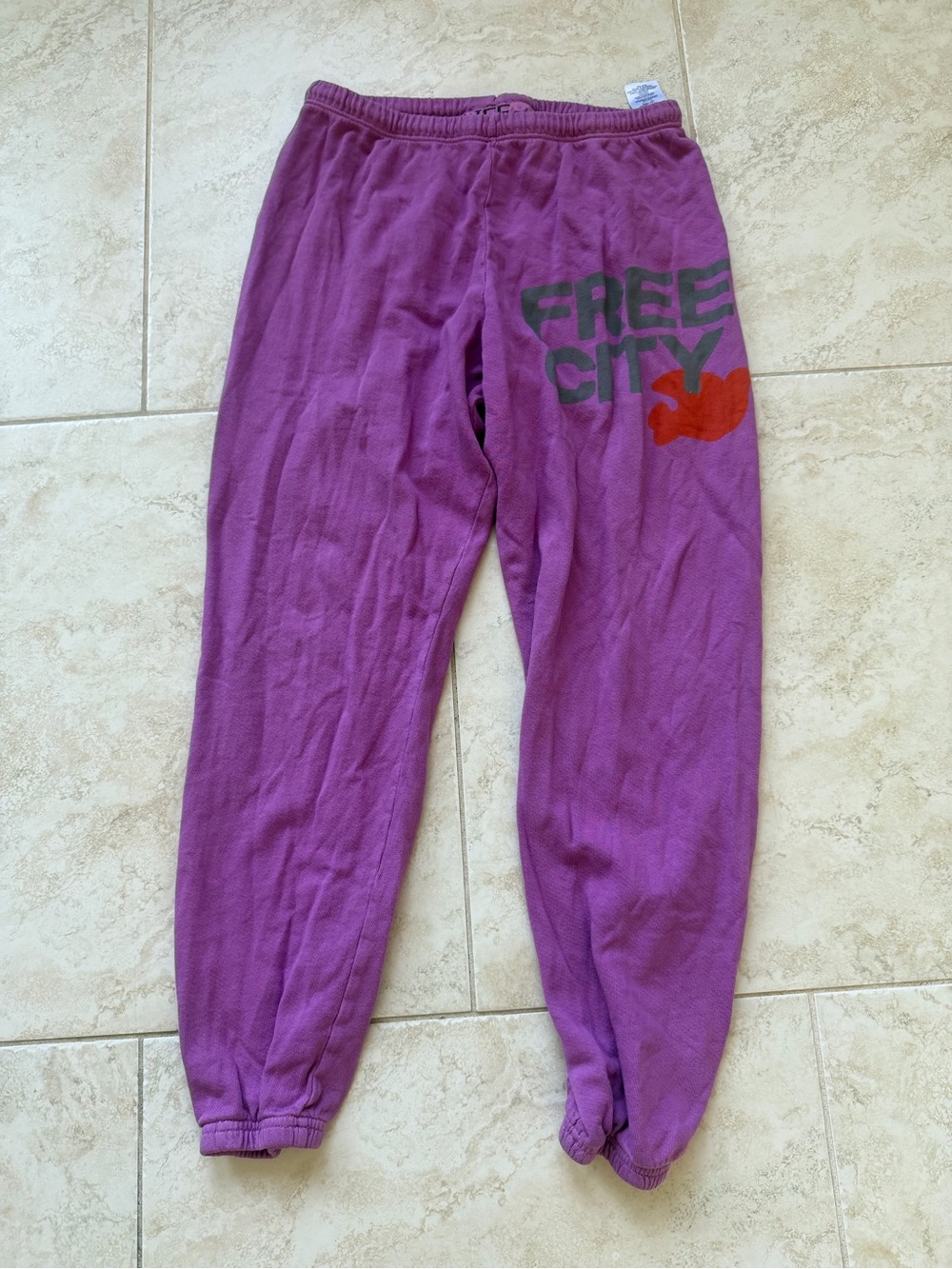 FREECITY Purple Sweatpants Joggers